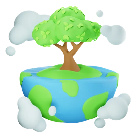 Árbol  3D Icon