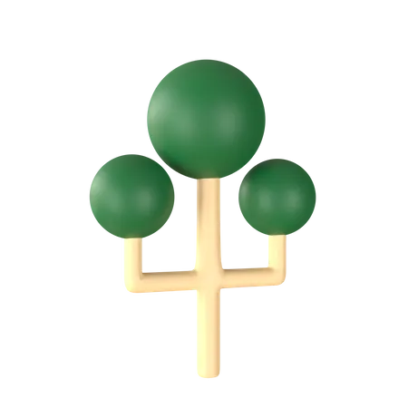 Árbol  3D Icon