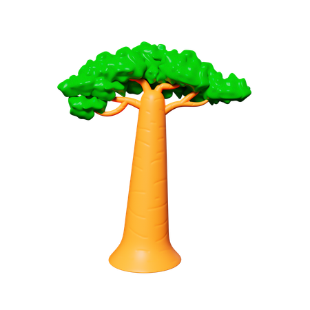 Árbol africano  3D Icon