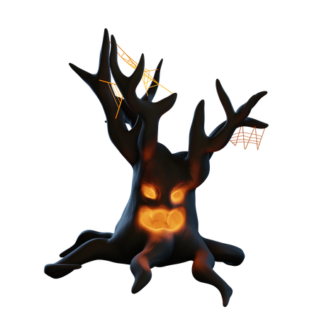 Árbol aterrador  3D Icon