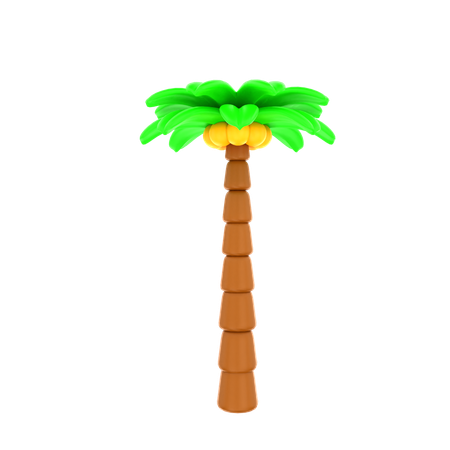 Árbol de coco  3D Icon