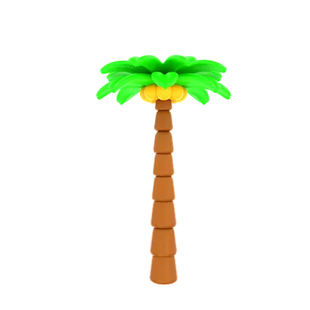 Árbol de coco  3D Icon