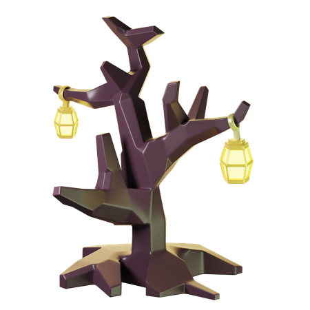 Árbol de halloween  3D Icon