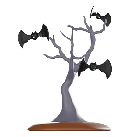 Árbol de halloween  3D Icon