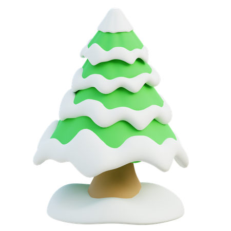 Árbol de invierno  3D Icon