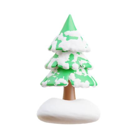 Árbol de invierno  3D Icon