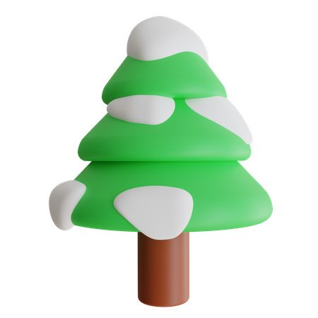 Árbol de invierno  3D Icon