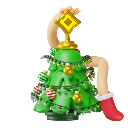 Árbol de Navidad  3D Icon