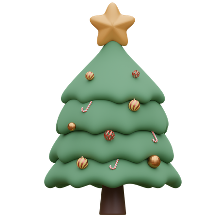 Árbol de Navidad  3D Icon