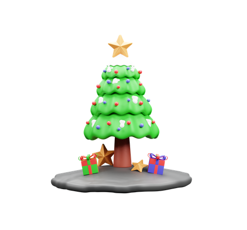 Árbol de Navidad  3D Icon