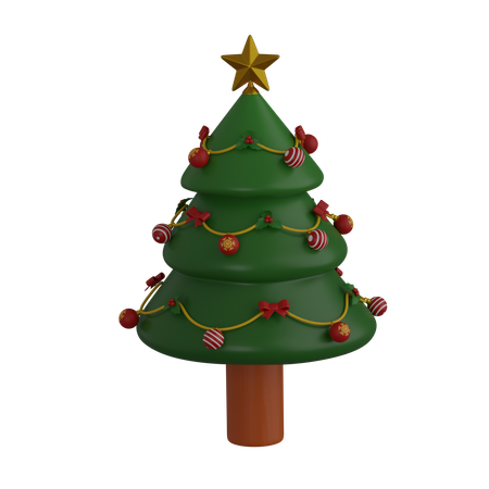 Árbol de Navidad  3D Icon