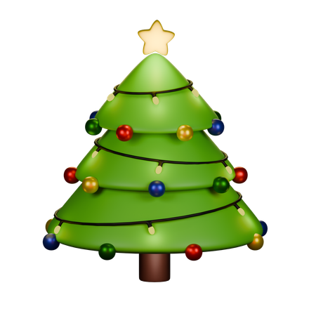 Árbol de Navidad  3D Icon