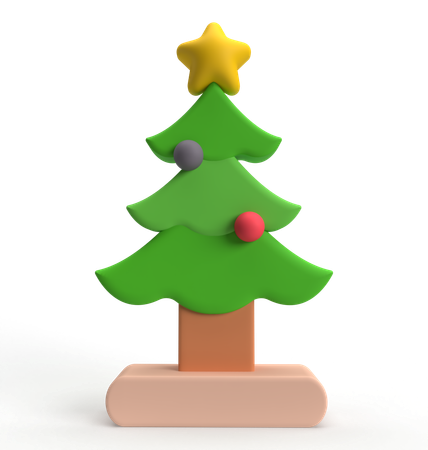 Árbol de Navidad  3D Icon