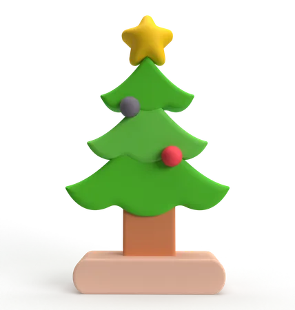 Árbol de Navidad  3D Icon