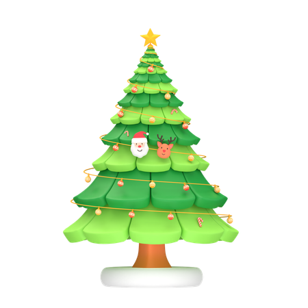 Árbol de Navidad  3D Icon