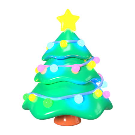 Árbol de Navidad  3D Icon