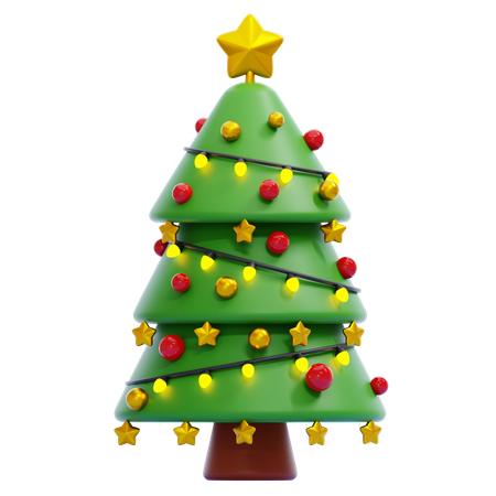 Árbol de Navidad  3D Icon