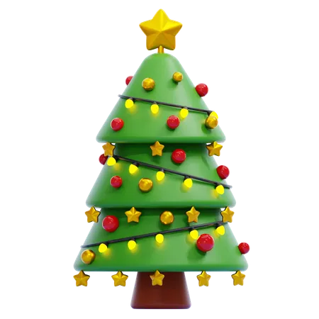 Árbol de Navidad  3D Icon