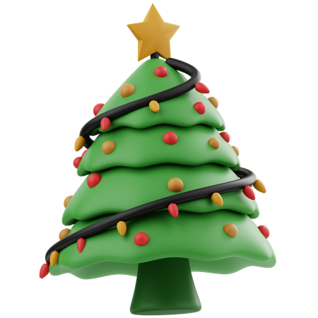 Árbol de Navidad  3D Icon