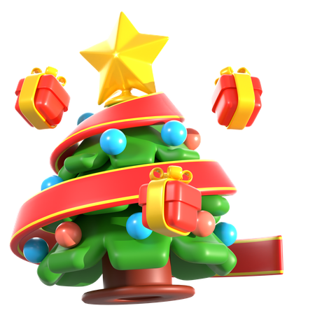 Árbol de Navidad  3D Icon