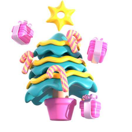 Árbol de Navidad  3D Icon