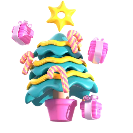 Árbol de Navidad  3D Icon