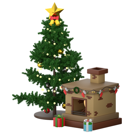 Árbol de Navidad  3D Icon