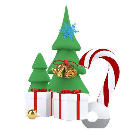 Árbol de navidad  3D Illustration