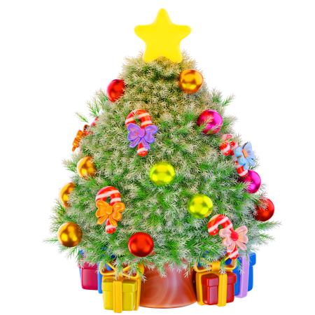 Árbol de Navidad  3D Icon