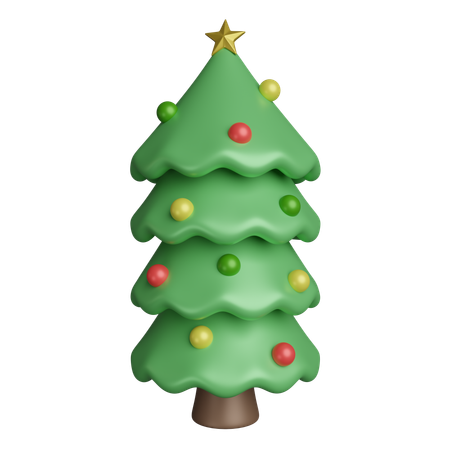 Árbol de Navidad  3D Icon