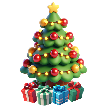 Árbol de Navidad  3D Icon