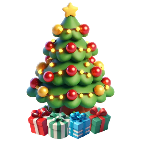 Árbol de Navidad  3D Icon