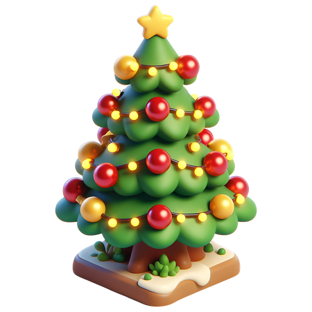 Árbol de Navidad  3D Icon