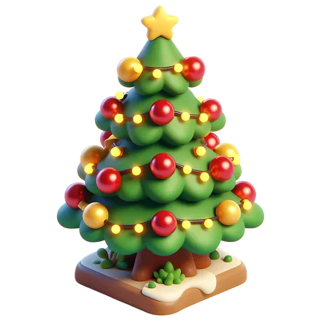 Árbol de Navidad  3D Icon