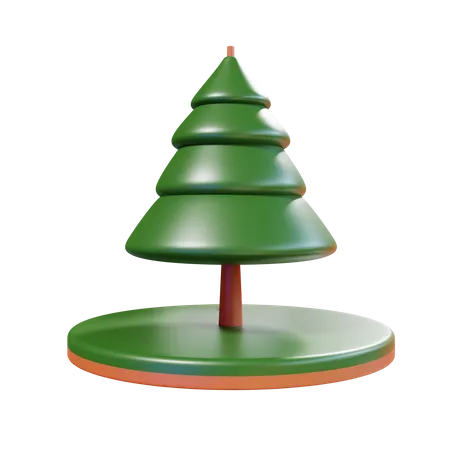 Árbol de Navidad  3D Illustration