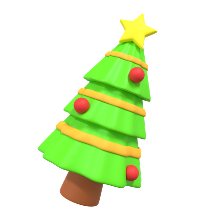 Árbol de Navidad  3D Illustration