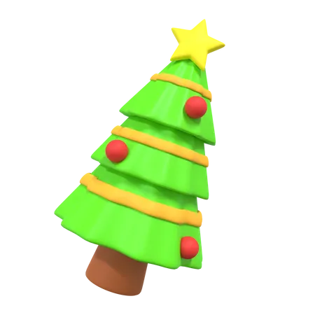 Árbol de Navidad  3D Illustration