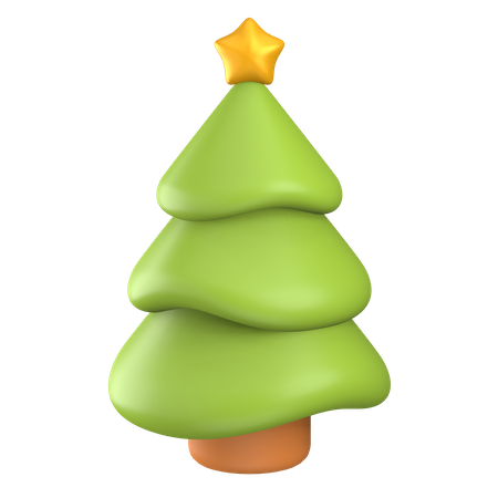 Árbol de Navidad  3D Illustration