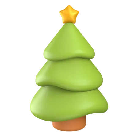 Árbol de Navidad  3D Illustration