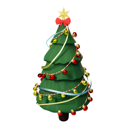 Árbol de Navidad  3D Illustration