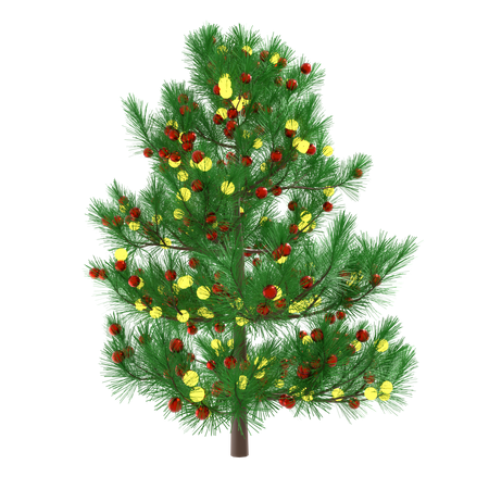 Árbol de Navidad  3D Illustration