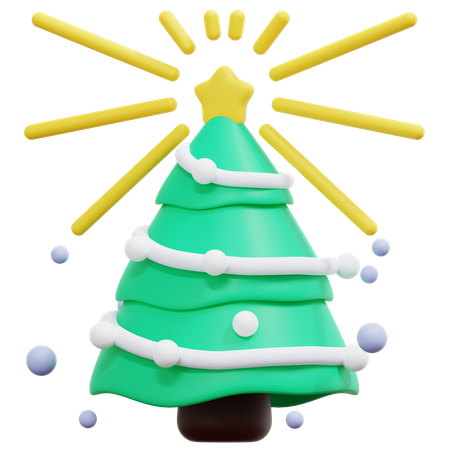 Árbol de Navidad  3D Icon