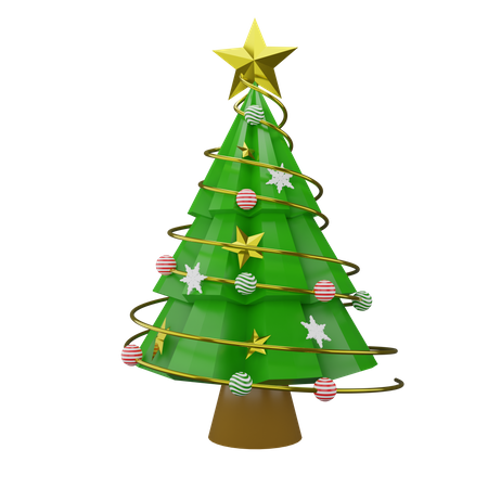 Árbol de Navidad  3D Icon