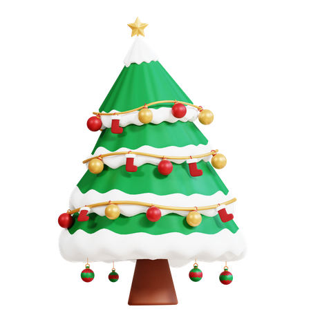 Árbol de Navidad  3D Icon