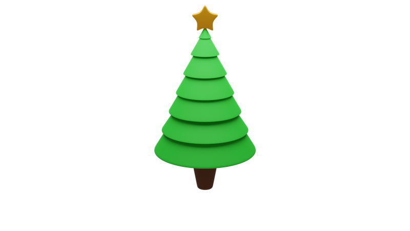 Árbol de Navidad  3D Icon