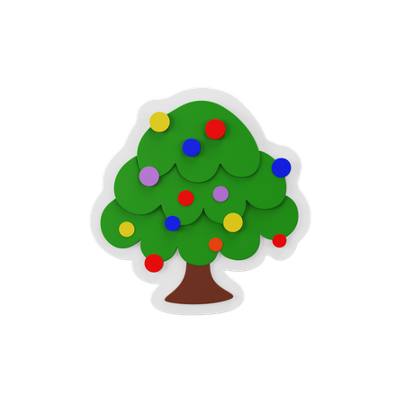 Árbol de Navidad  3D Icon