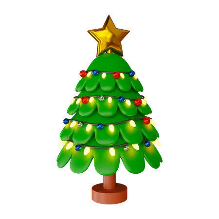 Árbol de Navidad  3D Icon