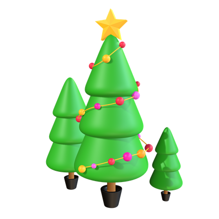 Árbol de Navidad  3D Icon