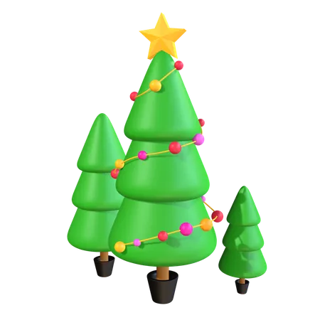 Árbol de Navidad  3D Icon