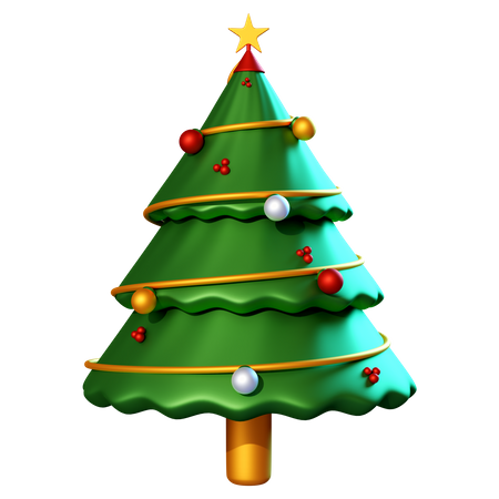 Árbol de Navidad  3D Icon